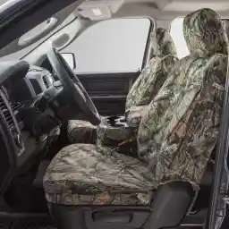 Covercraft SSC3351CAMB Carhartt Mossy Oak Camo SeatSaver Front Row Custom Fit Seat Cover for Select Chevrolet/GMC Models - Duck Weave (Break-Up Country)