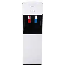 Midea Water Dispenser, Top Loading, 2-taps Equipped with Hot Cold Temperature, Floor Standing, Child Safety Lock, Ice Cold Technology, Best for Home, Kitchen & Office, White, YL1675S-W