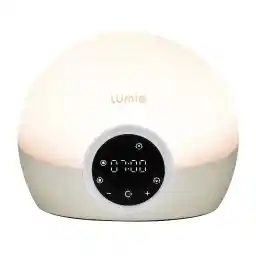 Lumie Bodyclock Spark 100 - Wake-up Light Alarm Clock with Sleep Sunset, white/off-white