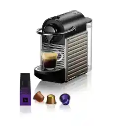 دستگاه کپسول قهوه Nespresso Pixie XN304T Krups، طراحی فوق العاده فشرده، 19 بار، گرمایش سریع در 25 ثانیه