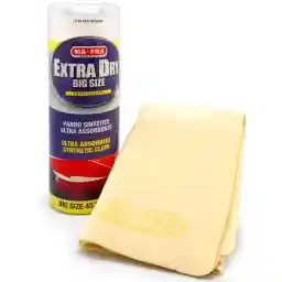 Mafra, Extra Drt Chamois Fabric Cloth for Waterers and Outdoor Glasses of the Car, with Large Absorption Capacity and Wear Resistance, Leaves No Marks, Size 43 x 32 cm