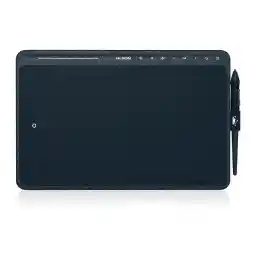 تبلت طراحی جدید 2020 HUION HS611 قرص طراحی با عملکرد شیب بدون باتری قلم PW500 و کلیدهای چند رسانه ای برای موسیقی پس زمینه پشتیبانی از اندروید، ویندوز و سیستم عامل مک (آبی ستاره ای)