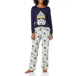Amazon Essentials Disney | Marvel | Star Wars Women's Flannel Pajama Sleep Sets