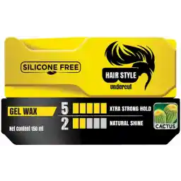 Vatika Naturals Extra Strong Hold Hair Wax | Non-Sticky | Silicon-Free & Natural Shine | Re-Stylable & Easy Wash-Off | For Men - 150 ml