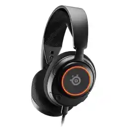 SteelSeries Arctis Nova 3 multi-systeem gamingheadset - HiFi-drivers - 360°ruimtelijke audio - RGB-verlichting - Memory Foam Earcups - Superlichtgewicht - ClearCast Gen 2 Mic - PC, PS5, PS4, Switch