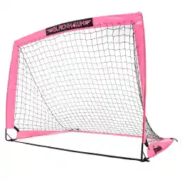 Franklin Sports Blackhawk Backyard Soccer Goal - Portable Pop Up Soccer Nets - Youth + Adult Folding Indoor + Outdoor Goals - Multiple Sizes + Colors - Perfect for Games + Practice