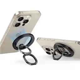 ESR Magnetische telefoonringhouder voor MagSafe-ring (HaloLock), telefoongrip, ringpops, compatibel met MagSafe-ringhouder, MagSafe-standaard voor iPhone 15/14/13/12-serie, verstelbare kickstand,