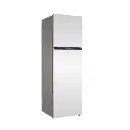 KROME 365L Gross Top Mount Double Door Refrigerator, Automatic Defrost Freezer, Rapid Freezing, A+ Energy, Ample Size with Maximum Capacity, Silver, 10 Year Compressor Warranty-KR-REF 365TS