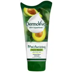 Dermoviva Moisturizing Face Wash -150ml Vitamin Boost Avocado Rich in Natural Oils and Vitamin E Helps Hydrate and Retain Essential Moisture