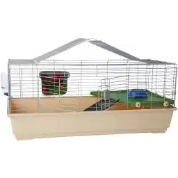 Amazon Basics Small Animal Cage Habitat With Accessories - 49 x 27 21 Inches, Jumbo
