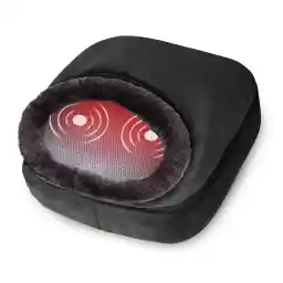 Snailax 3-in-1 verwarmde en vibrerende voetmassageapparaat, rugmassage, warmtekussen en 5 massagemodi, voetwarmers, pijnstilling SL-522V