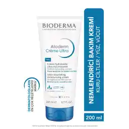 کرم مرطوب کننده صورت و بدن بایودرما آتودرم کرم مراقبت از پوست های نرمال و خشک 200 میلی لیتر