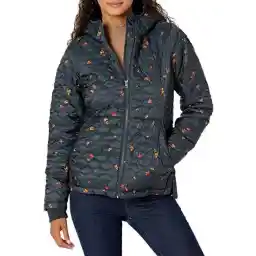 Amazon Essentials womens Lightweight Quilted Full-Zip Water-Resistant Sherpa-Lined Hooded Puffer Jacket