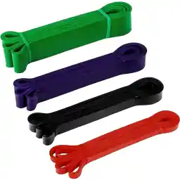 N|C Pull Up Assist Bands, Stretch Resistance Loop Bands Mobility Bands Powerlifting Exercise Stretch Bands 208cm (Set of 4)