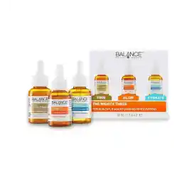 پک پوستی 3 عددی سرم روشن کننده، آبرسان و جوانساز | بالانس