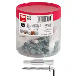 شاخه های TOX Hook Pirate Bill-L با دوشاخه های چند منظوره Trika در جعبه گرد 20 عدد شاخه قلاب دار 01226126