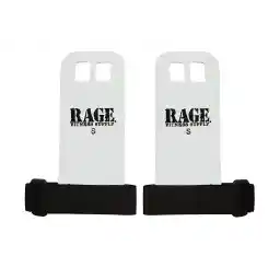 RAGE Fitness Leather Hand Grips, Weightlifting Grips, The Original Palm Grip, X-Small, Small, Medium, Large, X-Large, Weightlifting, Kettlebell, Barbell, Pull-ups, Exercise Training, MADE IN USA