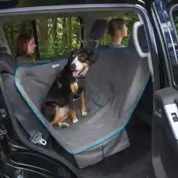 روکش صندلی نیم حماک Kurgo برای سگ، تشک محافظ برای صندلی عقب خودرو، 140 x 142 سانتی متر، ضد آب و کثیفی