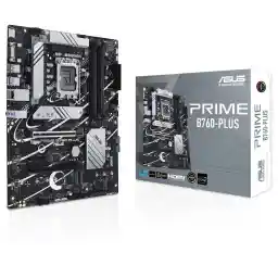 ASUS PRIME B760-PLUS Gaming moederbord Socket Intel LGA 1700 (Intel B760, ATX, DDR5 geheugen, PCIe 5.0, 3x PCIe 4.0 M.2, Thunderbolt 4, Aura Sync) ASUS PRIME B760-PLUS Gaming moederbord Socket Intel LGA 1700 (Intel B760, ATX, DDR5 geheugen, PCIe 5.0, 3x PCIe 4.0 M.2, Thunderbolt 4, Aura Sync)