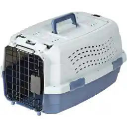 Amazon Basics Two-Door Top-Load Hard-Sided Pet Travel Carrier, 19-Inch