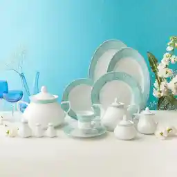 سرویس غذاخوری 108 پارچه چینی زرین ایران سری شهرزاد مدل ورونا درجه یک