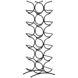 Amazon Basics Wine Rack for 12 Bottles, Black