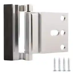 Amazon Basics Home Security Door Reinforcement Lock - Polished Chrome