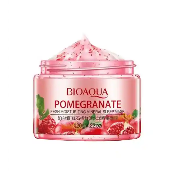 ماسک صورت شب ضد پیری حاوی انار قرمز120میل | بیوآکوا