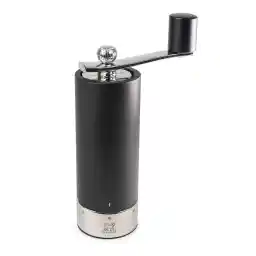 آسیاب نمک پژو ایسن با میل لنگ، تنظیم درجه آسیاب U'Select، رنگ: مشکی مات، اندازه: 18 سانتی متر، جنس: چوب / فولاد ضد زنگ، 37765