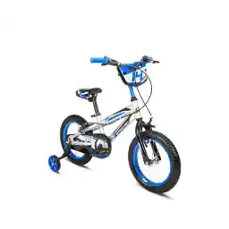 Spartan 14" Pro Kids Bicycle with Training Wheels – Steel Frame, Adjustable Seat & Handlebar, Rear Mudguard – Sporty First Bike for Boys Ages 3 to 5 – Racing Design for Confident Riding | SP-3163