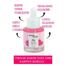 روغن مراقبت از ناخن BUBBLEBOMB 20 میلی لیتر هندوانه هندوانه معطر