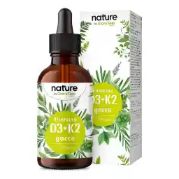 قطره ویتامین D3 + K2 50 میلی لیتر - Premium 99.7+% All-Trans (K2VITAL® از کاپا) + ویتامین D3 بسیار زیستی - آزمایش شده در آزمایشگاه، با دوز بالا و تولید شده در آلمان بدون مواد افزودنی