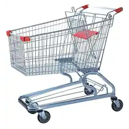 ECVV Supermarket Shopping Cart Warehouse Management Truck Property Convenience Store Household Grocery (150L)
