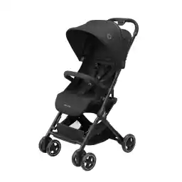 Maxi-Cosi Lara2 Kinderwagen, 0-4 jaar, 0-22 kg, Baby Wandelwagen, Lichte & Compacte Kinderwagen, 3 Ligstanden, Vlakke Ligstand, Automatisch Inklapbaar, Schouderriem, Essential Black