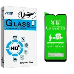 محافظ صفحه نمایش 9D ای اف اس مدل Unique Glass مناسب برای گوشی موبایل هوآوی Y6 Prime 2019 / آنر 8A