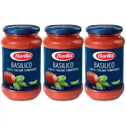 Barilla Basilico Pasta Sauce with Italian Tomatoes and Basil 3x400g