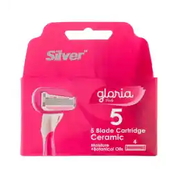 تیغ یدک سیلور مدل گلوریا بسته 4 عددی | سیلور