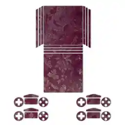 برچسب ماهوت مدلRed Wild-flower Texture مناسب برای کنسول بازیPS4 Pro