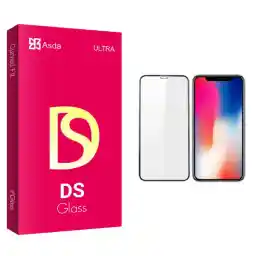 محافظ صفحه نمایش آسدا مدل DS glass مناسب برای گوشی موبایل اپل iPhone X/XS