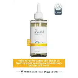 خالص ترین محلول های پوست های چرب و مختلط ضد آکنه و جوش سر سیاه، سفت کننده منافذ تونیک اسید سالیسیلیک 200 میلی لیتر