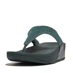 FitFlop Lulu Crystal Embellished Toe-Post Sandals womens Slide Sandal