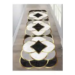 کانسپت سازگار با محیط زیست برش لیزری قابل شستشو با ماشین، فرش اتاق نشیمن بدون لغزش فرش آشپزخانه فرش راهرو، رانر