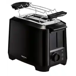 توستر Tefal Uno TT1408، 7 حالت قهوه ای شدن (800 وات) مشکی