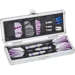 Casemaster by GLD Products Casemaster Accolade Aluminum Dart Case Holds 3 Steel Tip And Soft Darts, Slim Profile Fits Into Your Pocket While Keeping Darts Pristine, One Size
