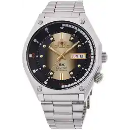 Orient Neo 70s Revival Vintage Men's Automatic Manual Winding Mechanical Sports Wrist Watch Stainless Steel Bracelet and Case