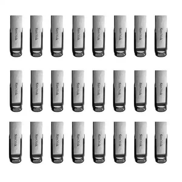 فلش مموری سن دیسک مدل Ultra Flair CZ73 ظرفیت 32 گیگابایت بسته 25 عددی