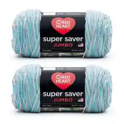 Red Heart Super Saver Jumbo Yarn, Icelandic 2 Count