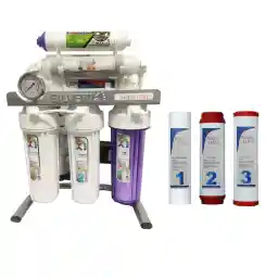 دستگاه تصفیه کننده آب آکوا لاین مدل SILVERIX 8S به همراه فیلتر مجموعه 3 عددي