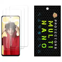 محافظ صفحه نمایش مولتی نانو مدل X-S3N مناسب برای گوشی موبایل ریلمی C55 بسته سه عددی