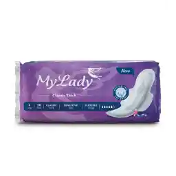 نوار بهداشتی کلاسیک ضخیم سایز بزرگ مناسب پوست حساس 10عددی | مای لیدی